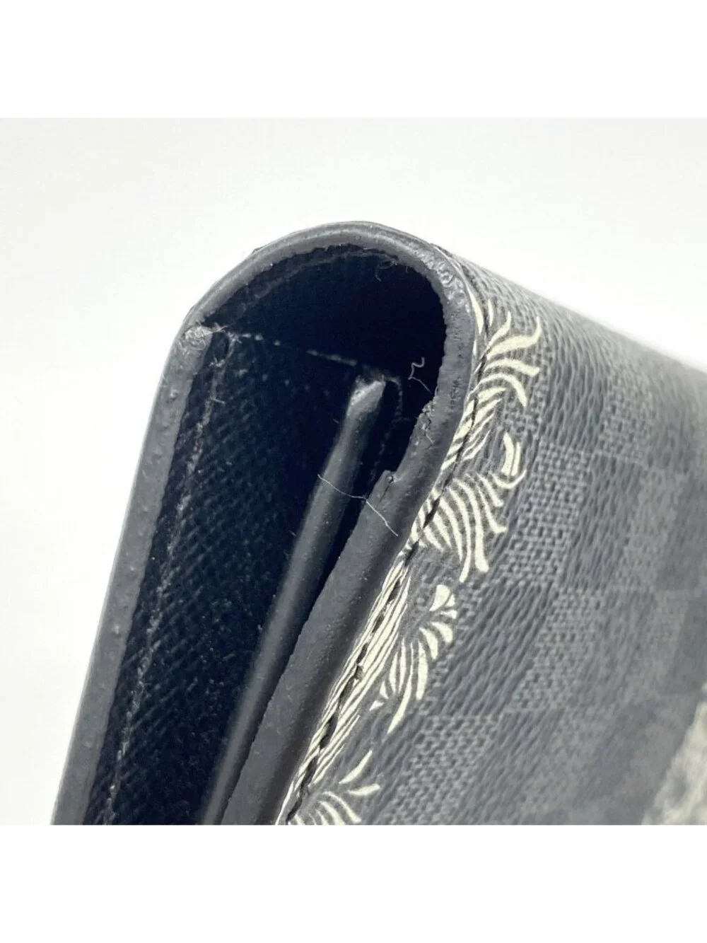 Louis Vuitton Wallet Damier Graphite Portefeuille Brazza Black Christopher Nemes